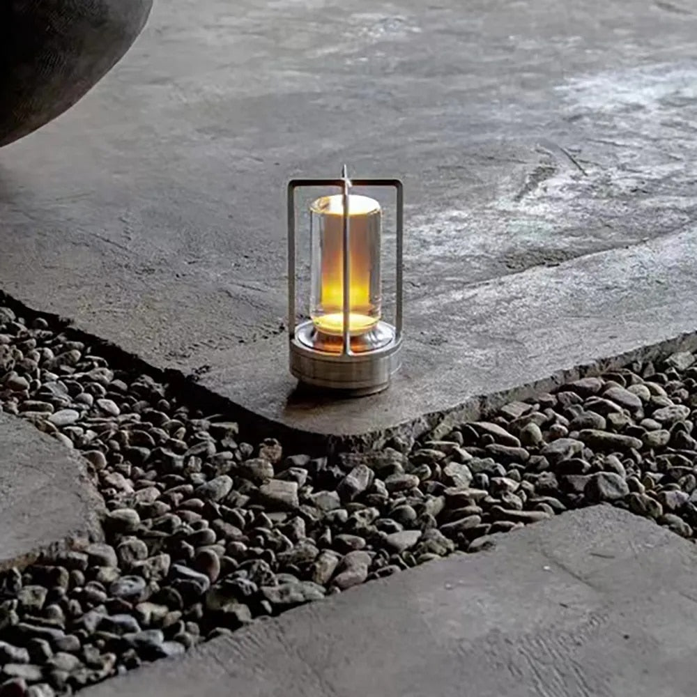Metal Lantern Crystal Table Lamp - Perfect Decorative Table Lamp, Create The Best Scene