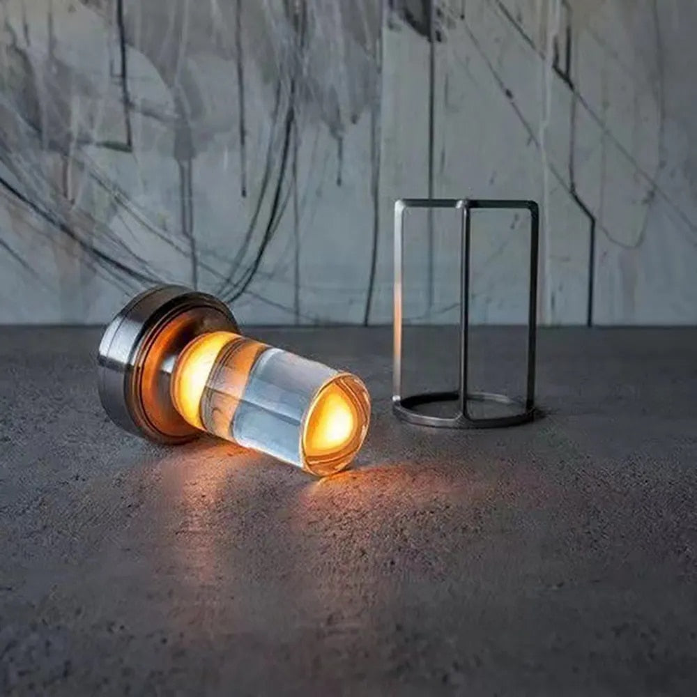 Metal Lantern Crystal Table Lamp - Perfect Decorative Table Lamp, Create The Best Scene