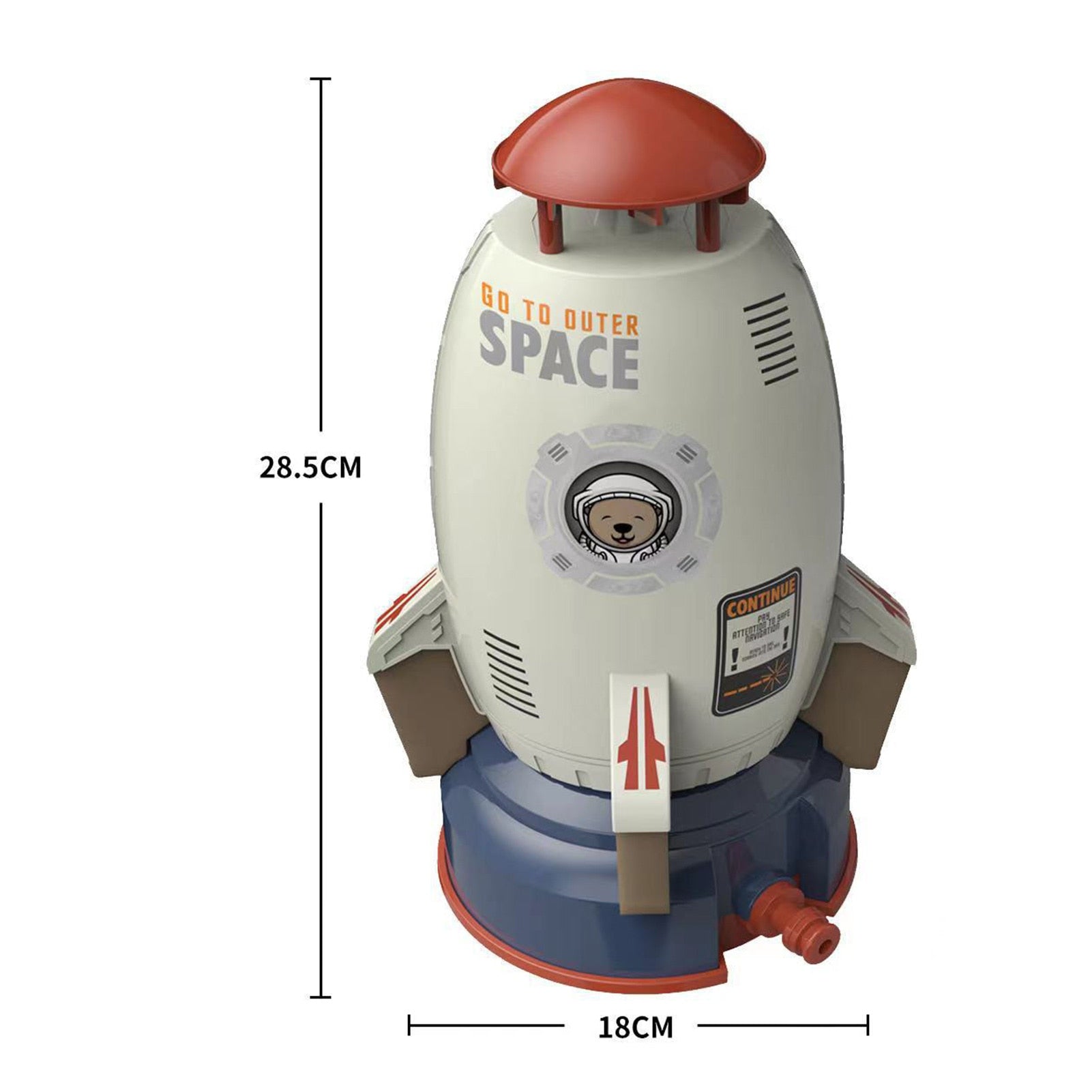 Rocket Sprinkler Toy