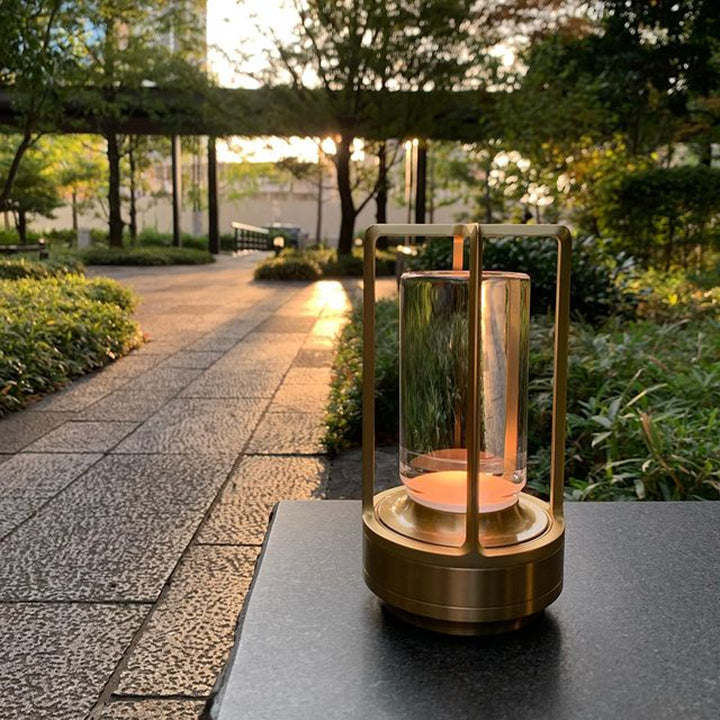 Metal Lantern Crystal Table Lamp - Perfect Decorative Table Lamp, Create The Best Scene