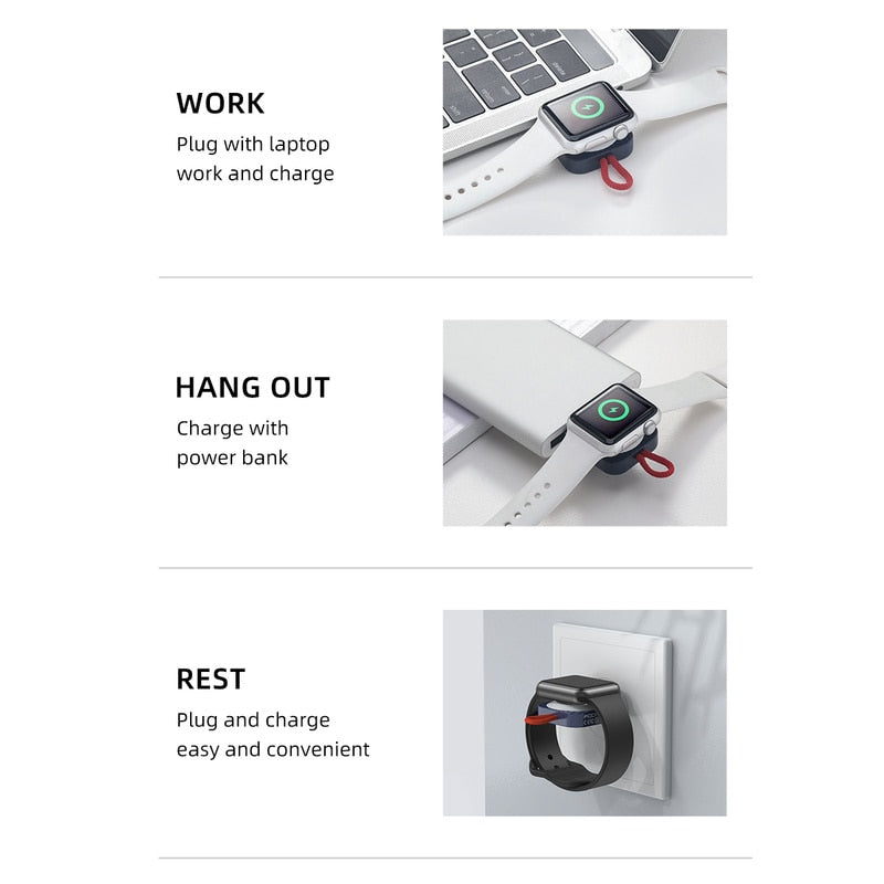FD-Magnetic USB Wireless Charger for Apple Watch