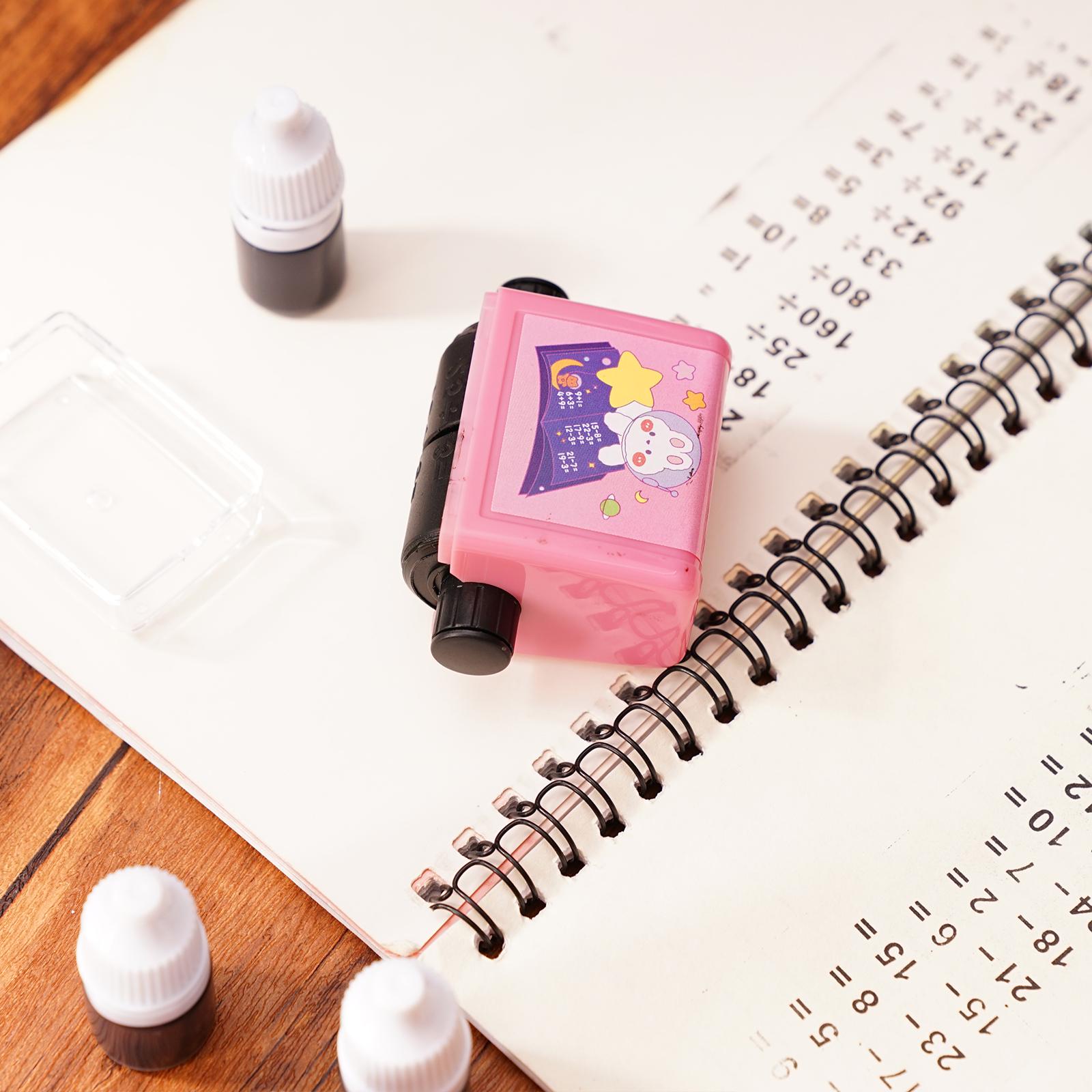 Math Practice Number Rolling Stamp