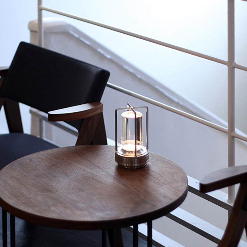 Metal Lantern Crystal Table Lamp - Perfect Decorative Table Lamp, Create The Best Scene