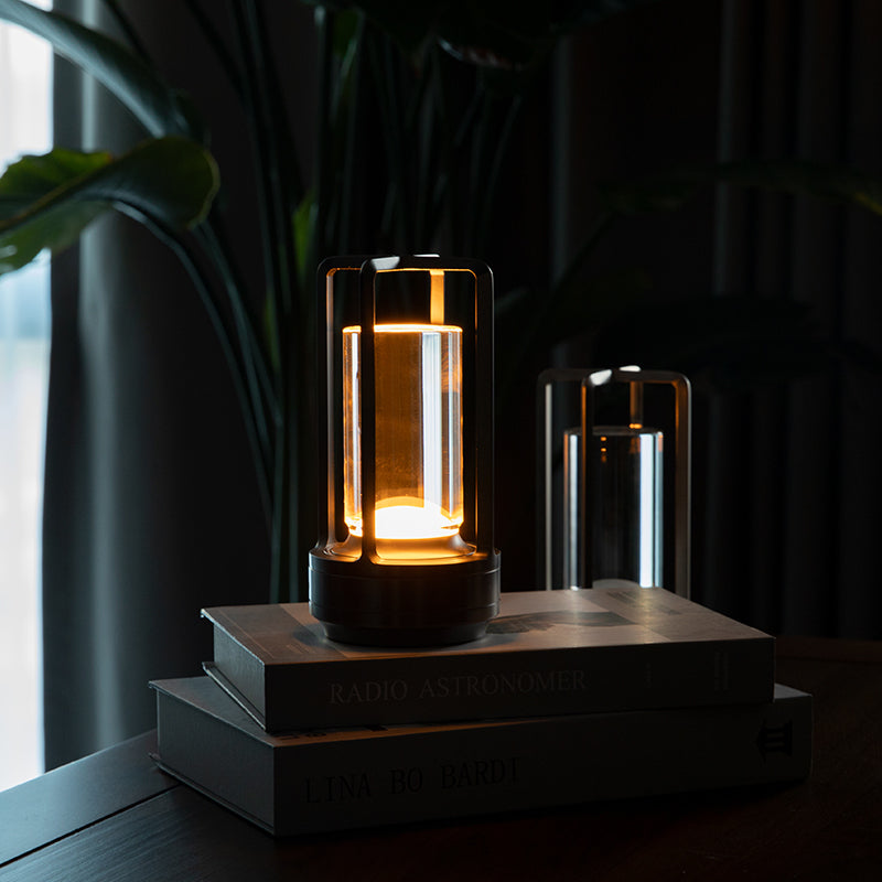 Metal Lantern Crystal Table Lamp - Perfect Decorative Table Lamp, Create The Best Scene