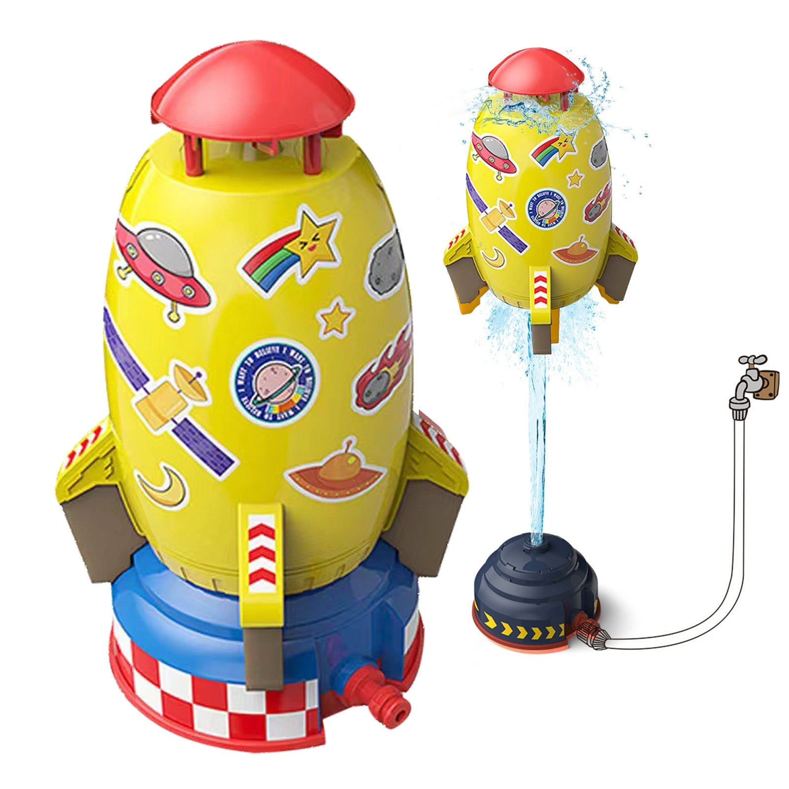 Rocket Sprinkler Toy