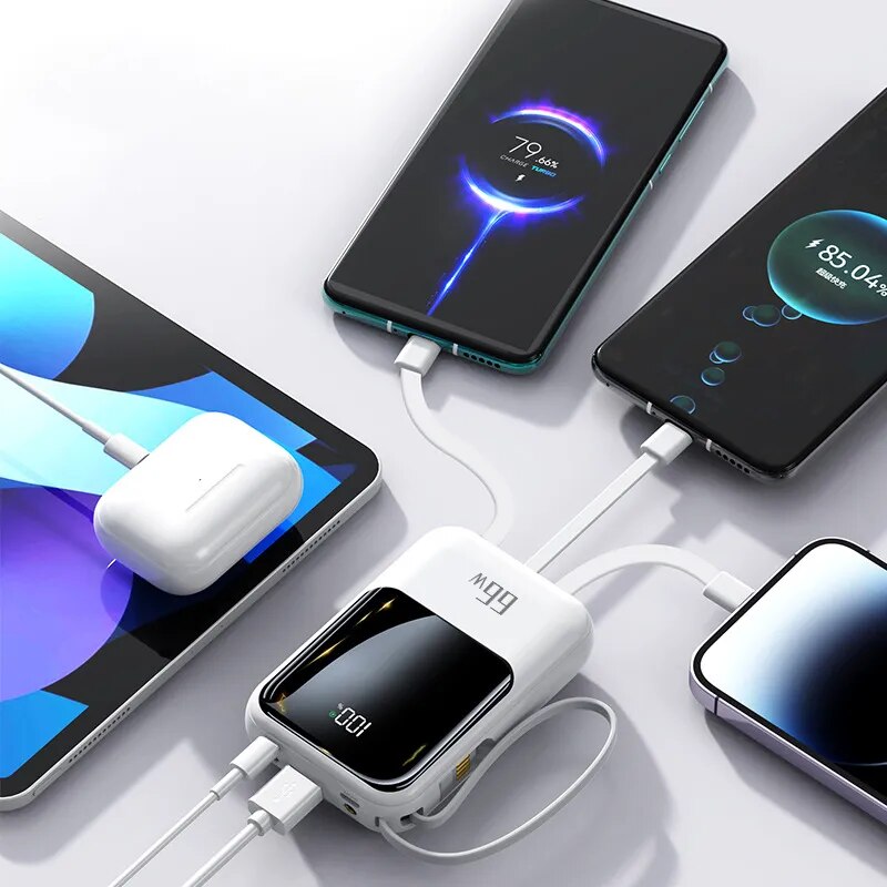 New 20000mAh Power Bank 66W Super Fast Charging For All Phones