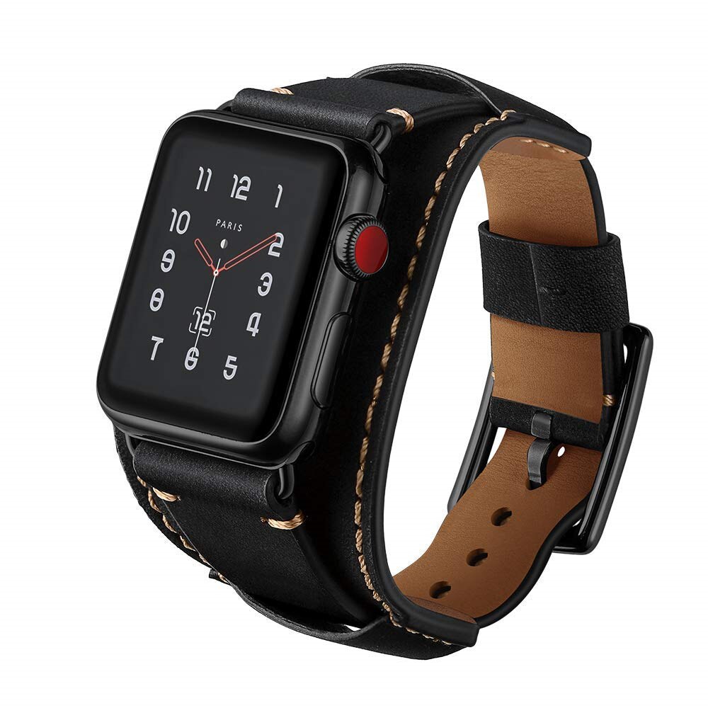 Genuine Leather Strap iWatch 38mm 42mm bracelet