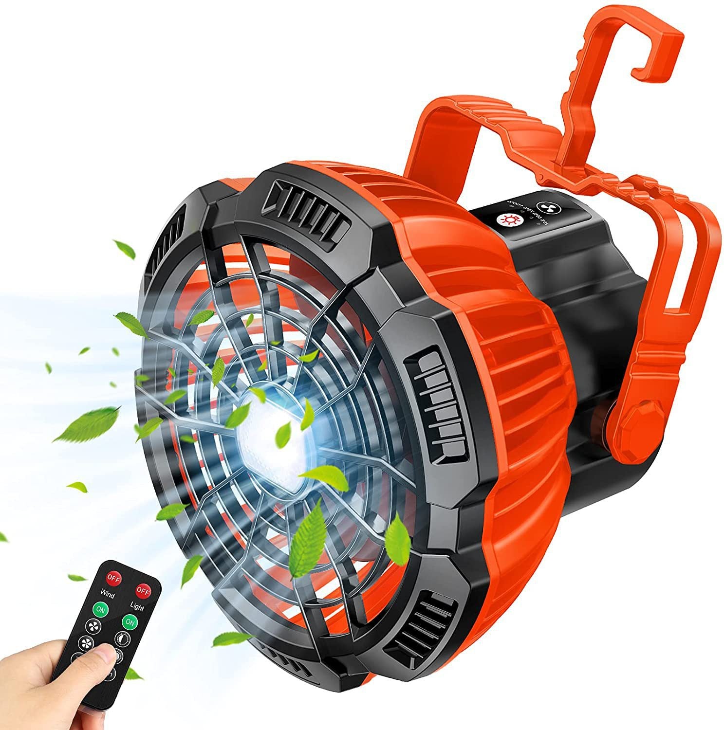 Multi function Fan Light with Power Bank Battery