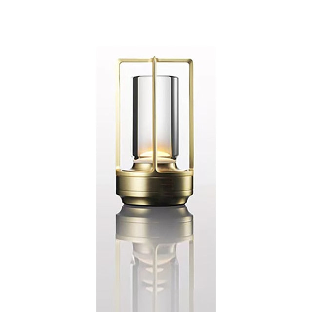 Metal Lantern Crystal Table Lamp - Perfect Decorative Table Lamp, Create The Best Scene