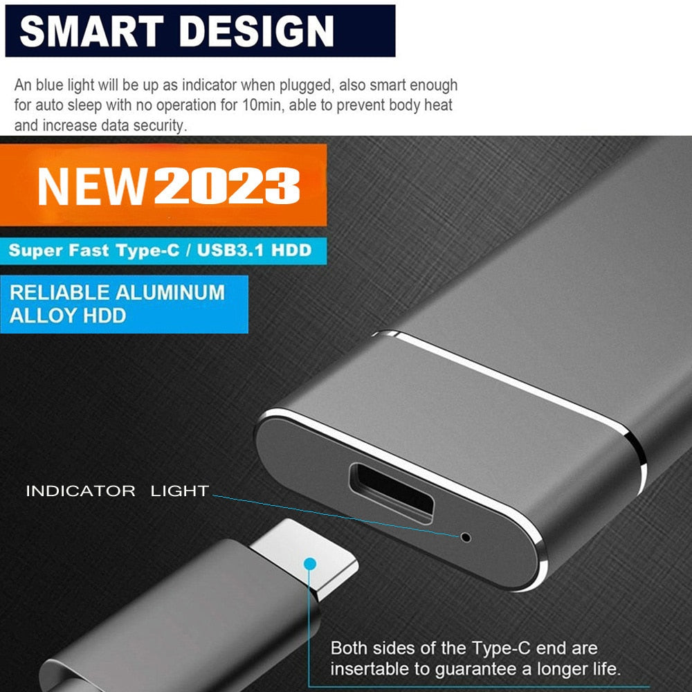 High Speed Portable 1TB-30TB SSD