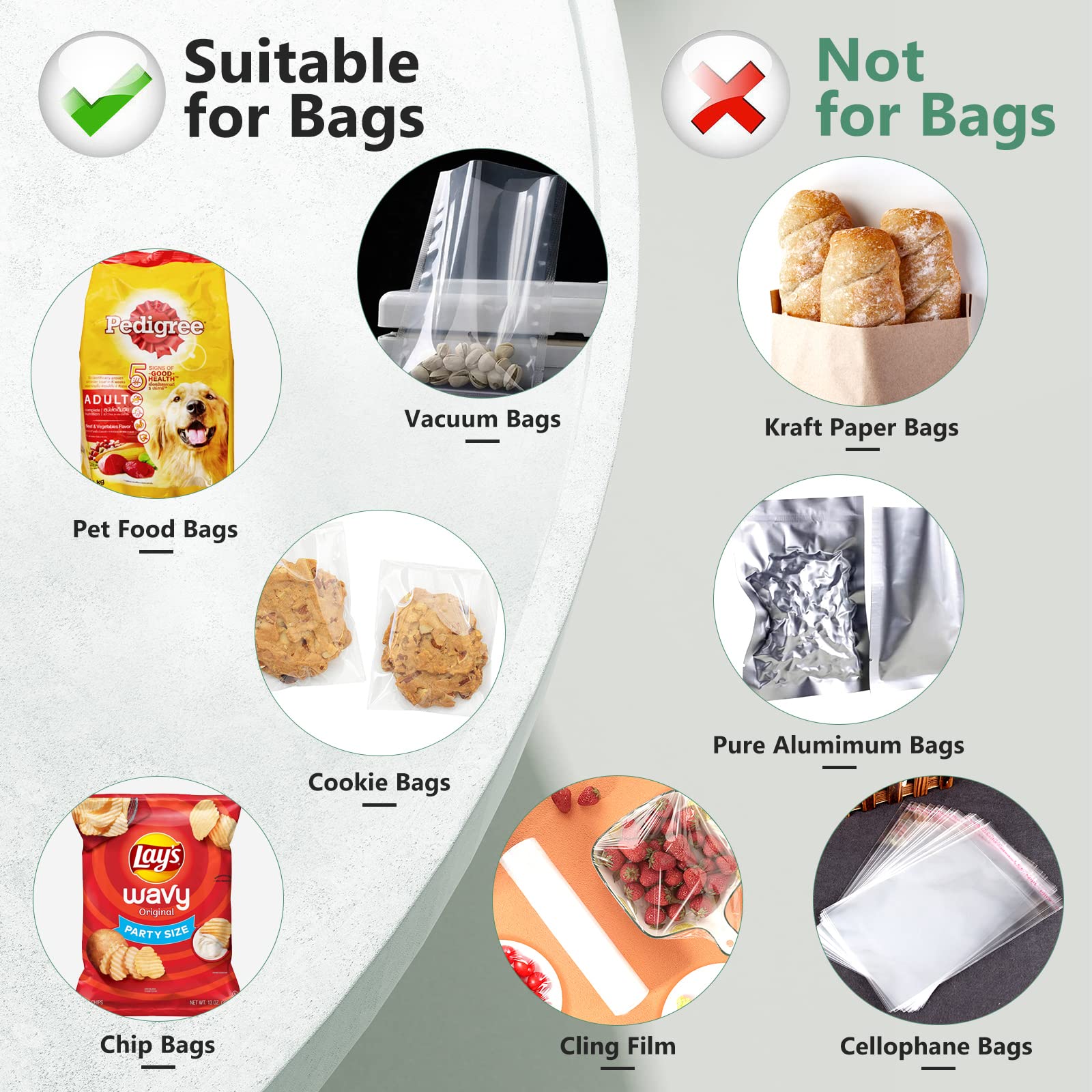 Portable 2 IN 1 Bag Sealer & Cutter Machine