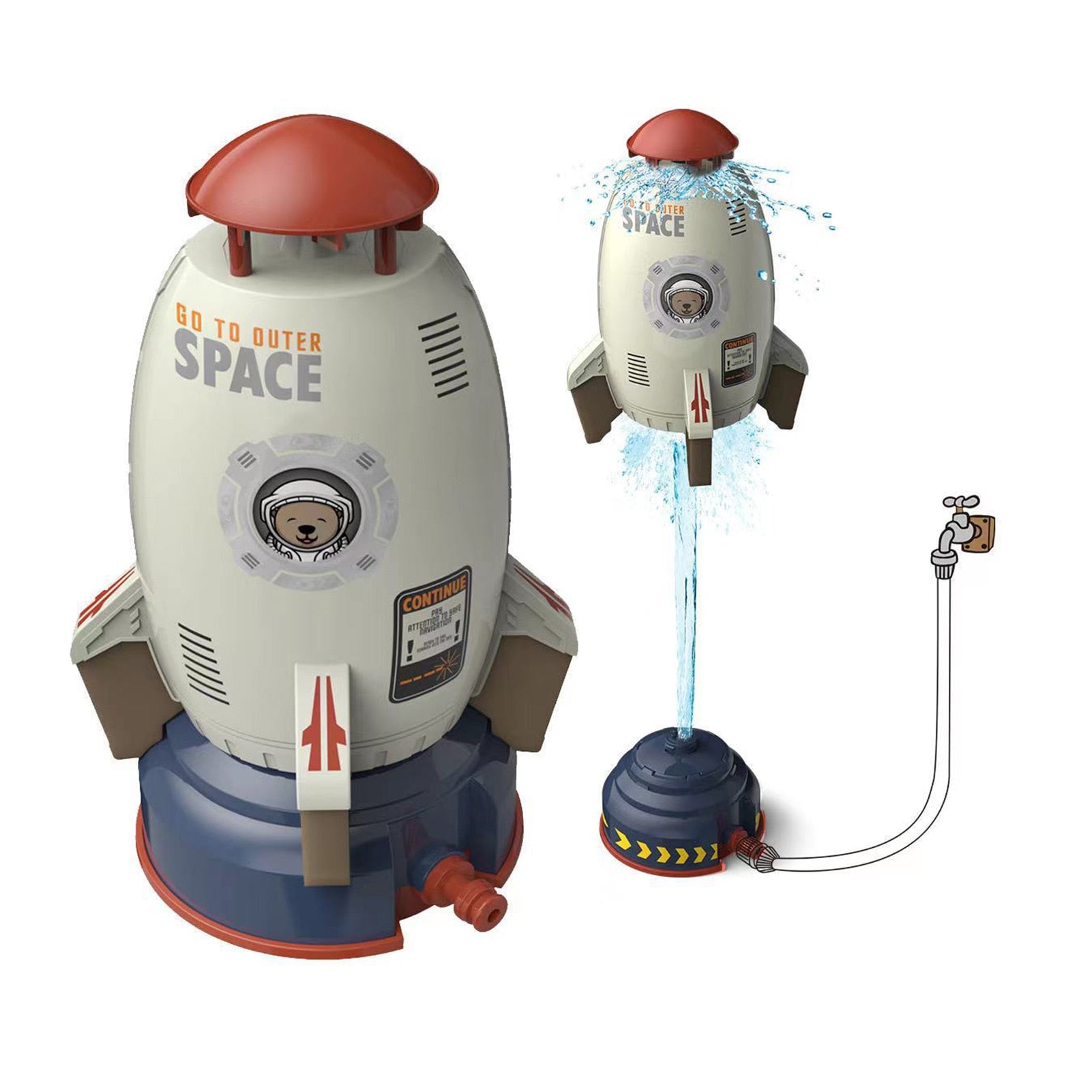 Rocket Sprinkler Toy