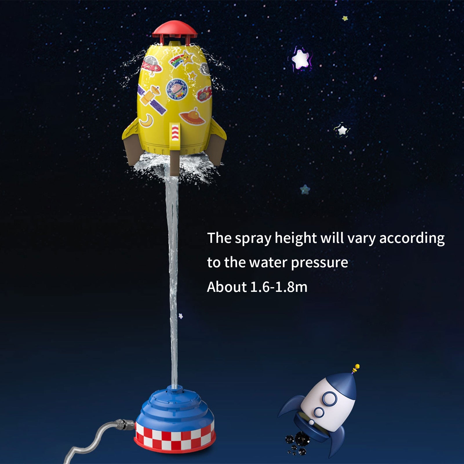 Rocket Sprinkler Toy