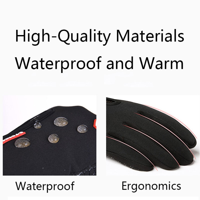 Water Proof Hot Winter Gloves For Men Women