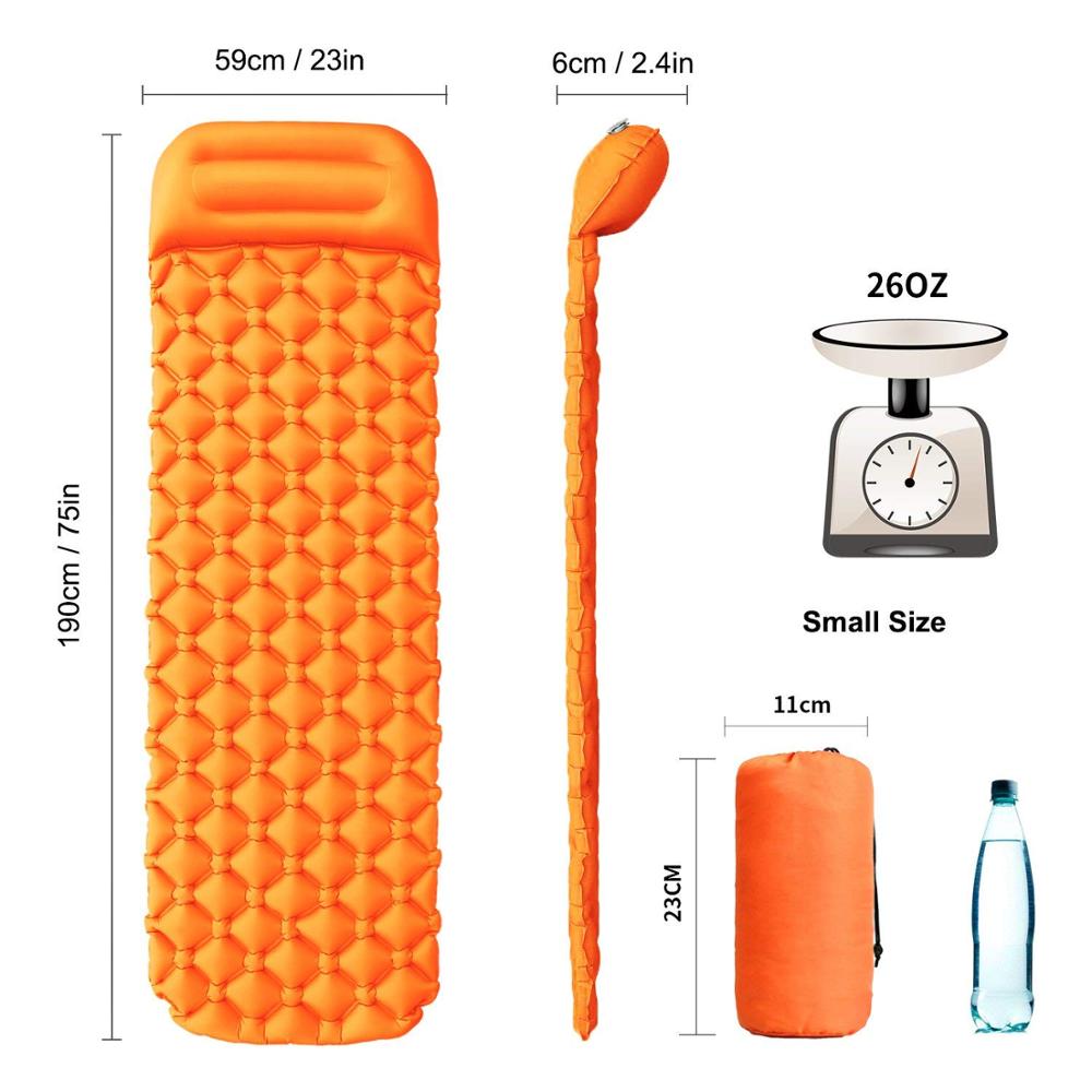 Portable Inflatable Camping Sleeping Pad