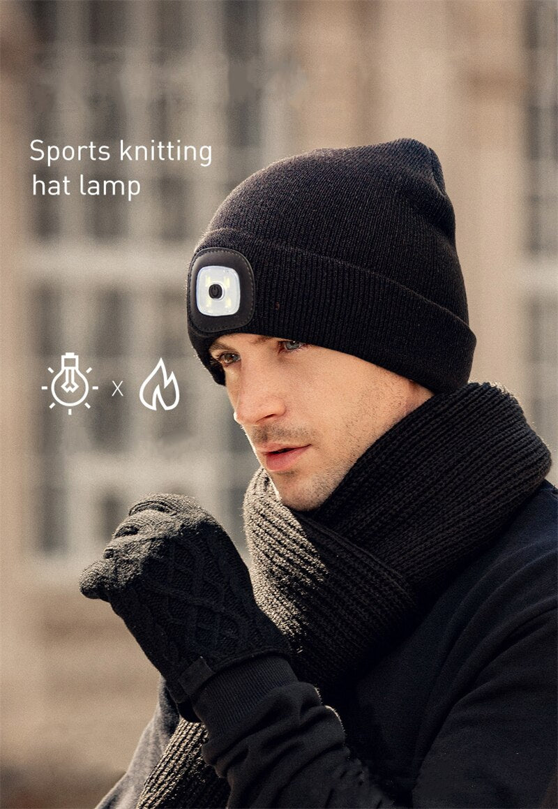 Lighted Beanie Cap For Men & Women