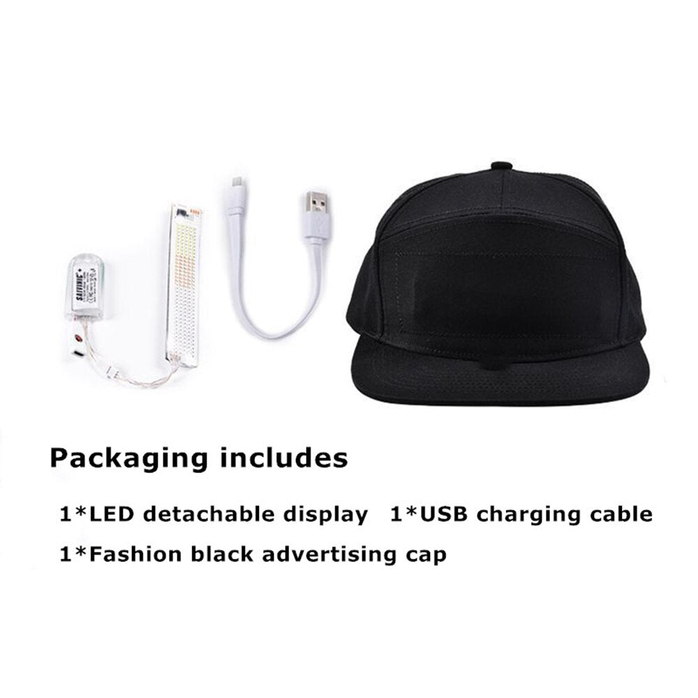 LED Display Screen Smart Hat