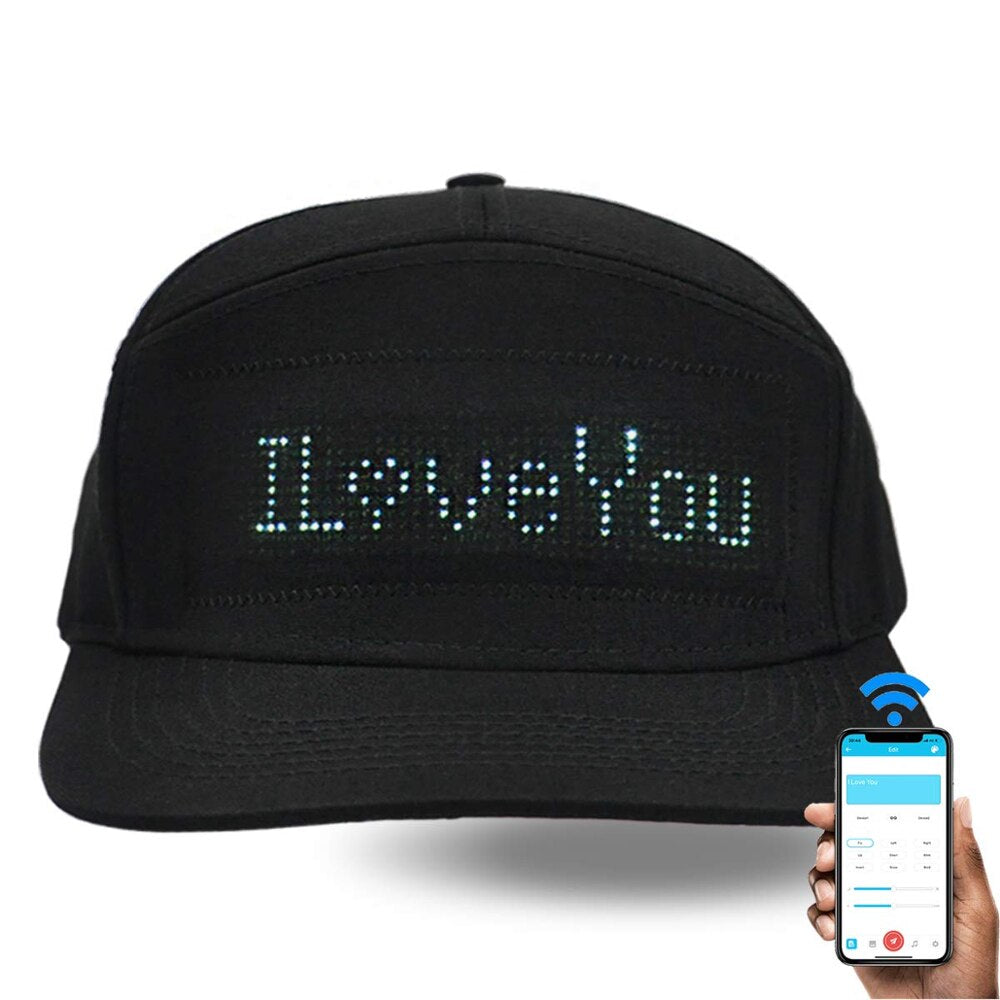 LED Display Screen Smart Hat