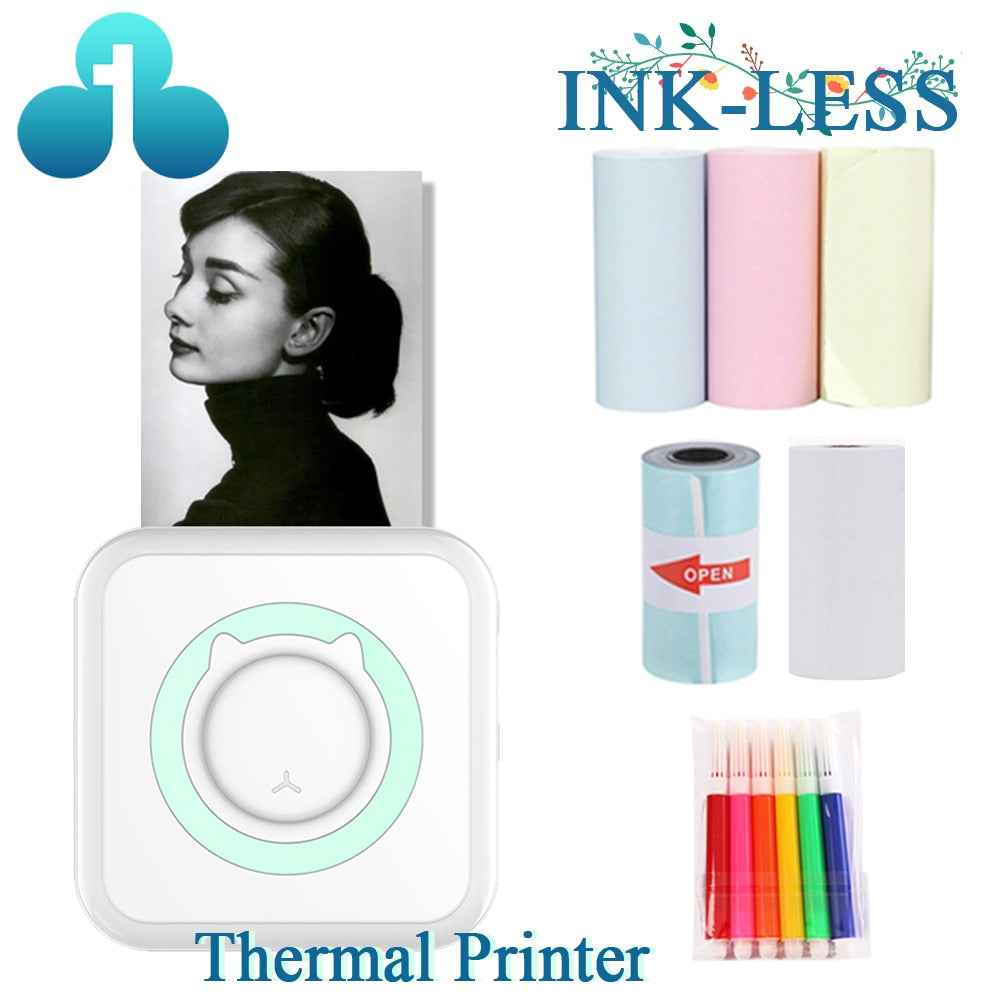 Portable Thermal Sticker Printer