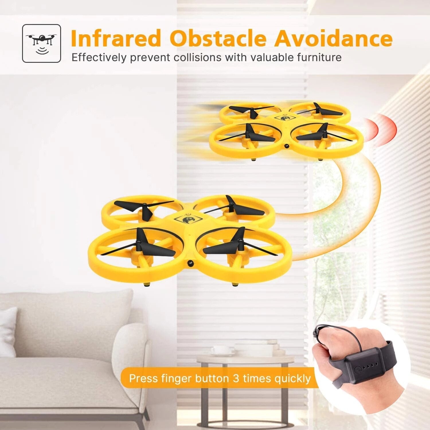 Quadcopter Induction Drone Smart Remote
