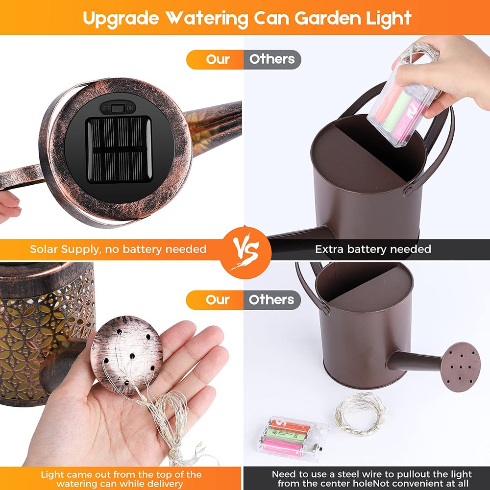 Hanging Kettle Lantern Light