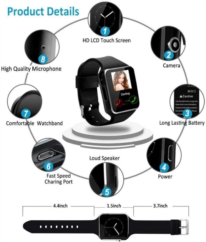 Curved Screen Smart Watch