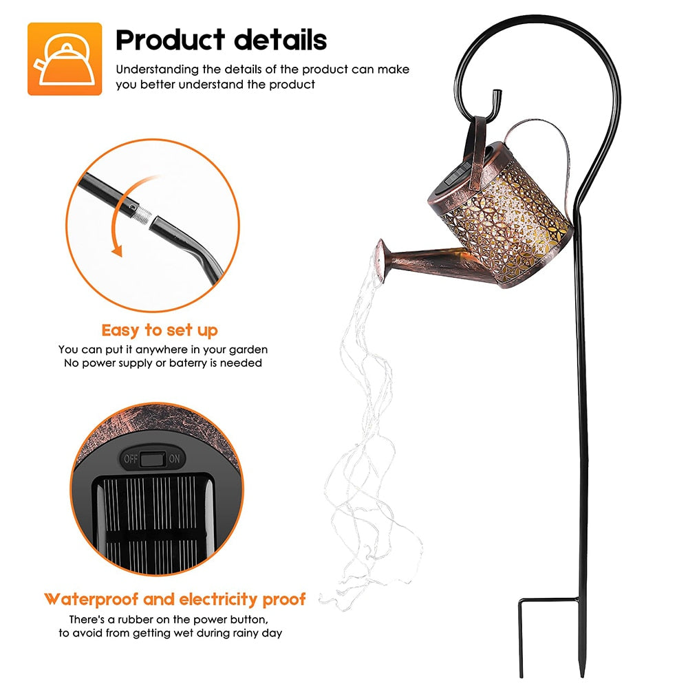 Hanging Kettle Lantern Light