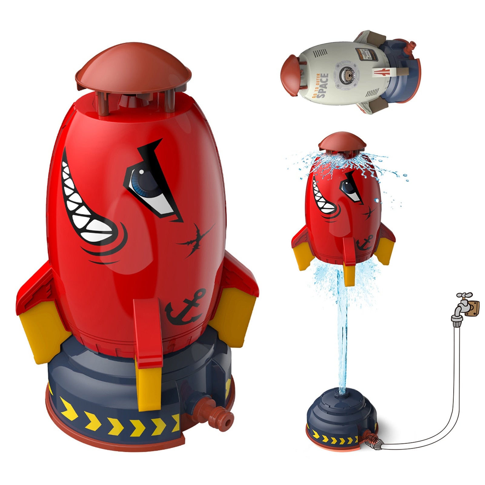 Rocket Sprinkler Toy