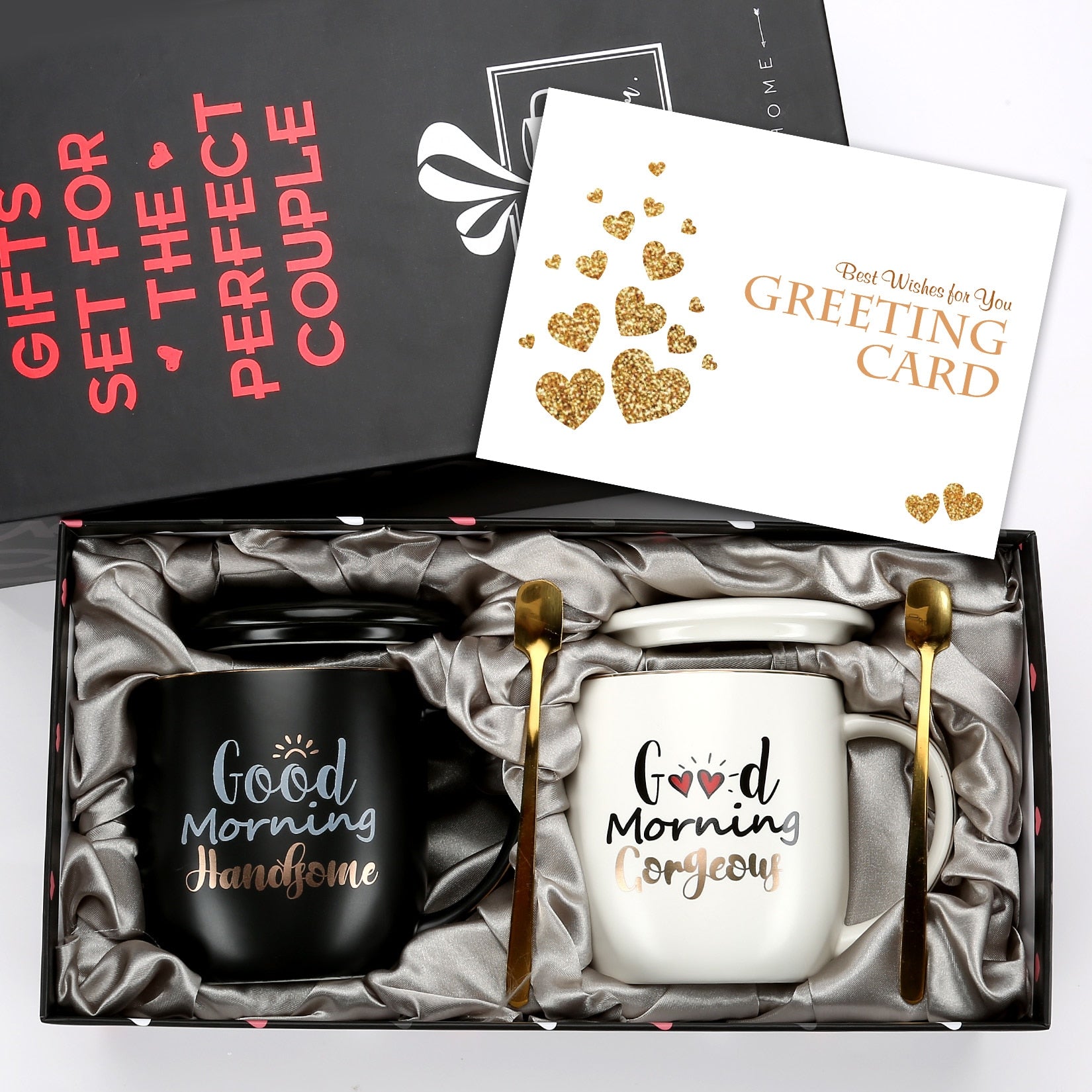 Mr and Mrs Coffee Mugs Cups Gift-Set