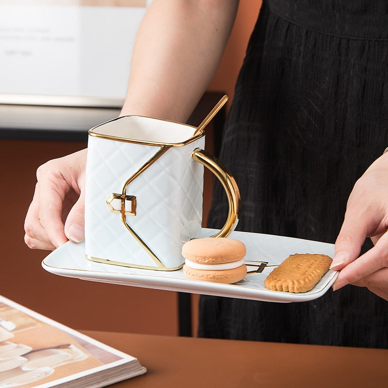 Flourish Deals Handbag Shaped Mug