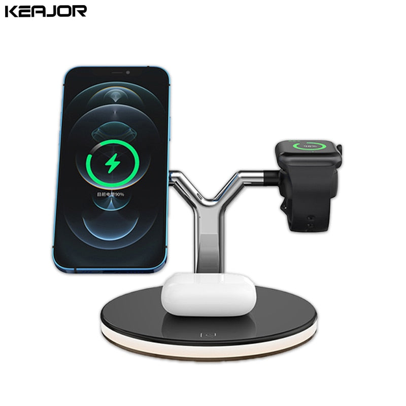 FD-Magnetic Wireless Charger With LED Lamp